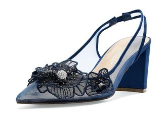 Blue by Betsey Johnson Petra High Womens Heels Navy : 6.5 M, Textile