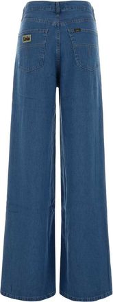 Lois Womens Denim Wide-Leg Jeans Hydron Stone Exterior: Lyocell Linen