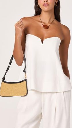 ASTR the Label Talulla Strapless Top in Off White at Nordstrom, Size X-Small