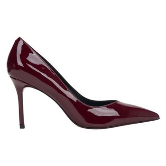 Estro & Luminara Pumps, female, Red, Size: 9 US Patent Leather Pumps
