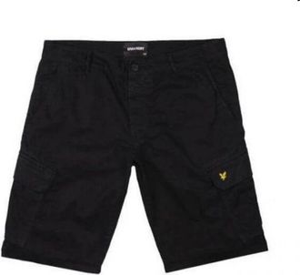 Lyle & Scott Wembley Cargo Shorts - Heren - Korte Broeken - Zwart - W28 - Katoen - Korte Broeken