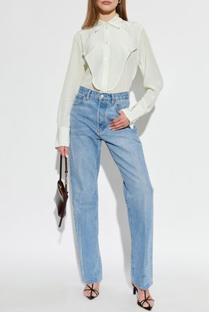 Frame Denim Jeans The Vertical, Womens, Blue