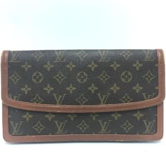 Louis Vuitton Pre-owned Fabric louis-vuitton-bags - Dames - Vintage Clutch - Bruin - ONE Size - Vintage