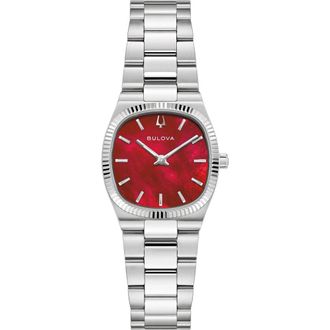 Bulova Super Seville Mini Womens Silver Watch 96L354 Stainless Steel - One Size