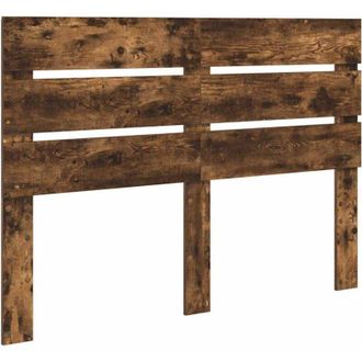 vidaXL Headboard with Headboard Smoked Oak 150 cm Engineered Wood vidaXL