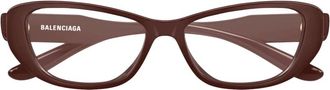 Balenciaga Optisch Montuur - Dames - Accessoires - Rood - Maat: 55 MM