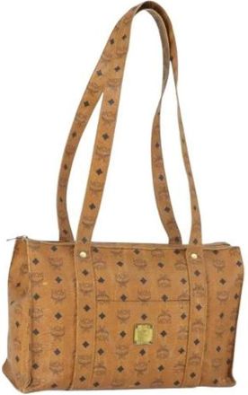 MCM Pre-owned Tote Bags, female, Brown, Size: ONE SIZE Pre-owned Tote Bag
