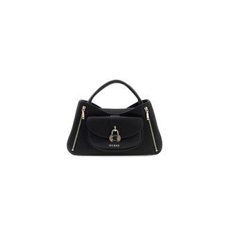 Guess Handbags, female, Black, Size: ONE SIZE Jessa Girlfriend Satchel