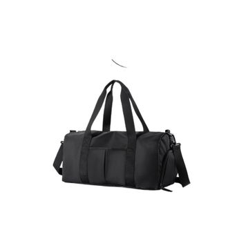 Generic Foldable Travel Duffel Bag, Compatible For Men 37L Waterproof Sports Tote Gym Shoulder Weekender Overnight Bags Large Capacity(Blue)