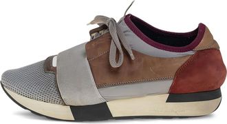 Balenciaga Sneakers sportive con materiali misti - Grigio