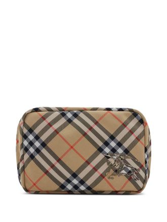 Burberry Nova Check travel pouch - Neutrals