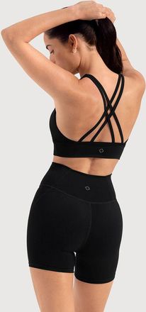 Bloch BLOCH Ladies Apex Form Cross Back Bra Top, Black