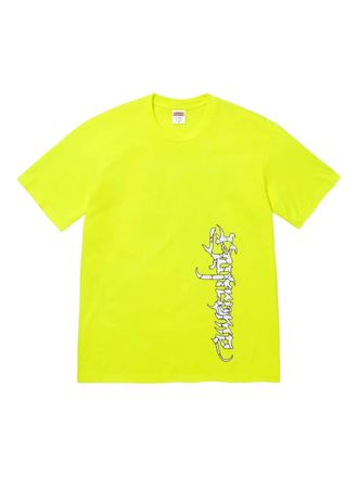 SUPREME T-shirt con stampa Satan - Giallo