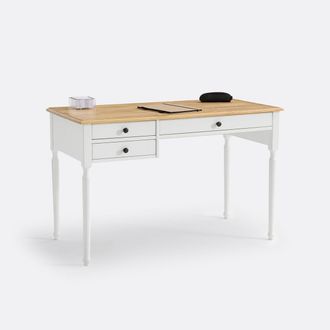 La Redoute Interieurs Massief grenen en MDF bureau