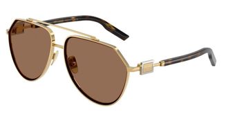 Dolce & Gabbana DG2315 02/73 Mens Sunglasses Gold Size 62