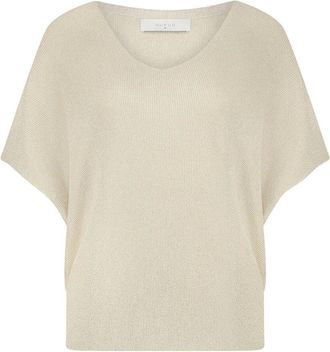 Nukus Nukus, Dames, Truien, Beige, Maat: XS Nylon