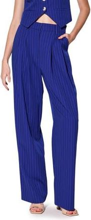 Walter Baker Tammy Pinstripe Pants in Royal Blue Pin Stripe at Nordstrom Rack, Size 12