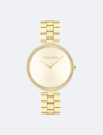 Calvin Klein Womens Minimal Link Bracelet Watch - Metallic