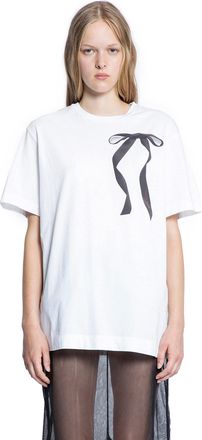 Simone Rocha Ribbon Bow Tail T-Shirt