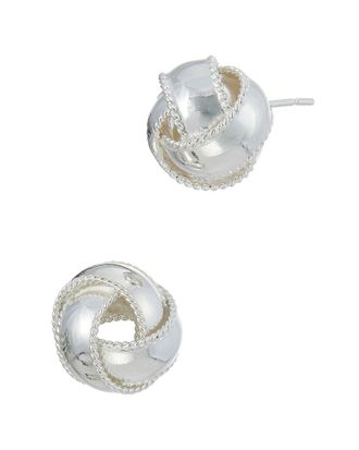 Savvy Cie Jewels Silver Stud Earrings