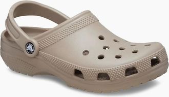 Crocs Womens Classic Womens Mules - Taupe - Size: 8
