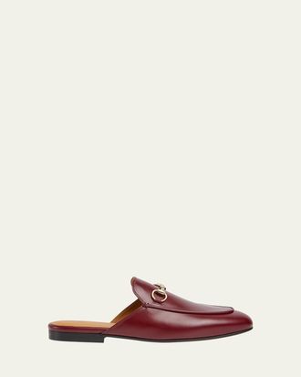 Gucci Princetown Leather Mules