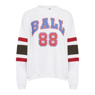 Ball Sweatshirts, female, Multicolor, L, Sporty Original Sweatshirt Bright White