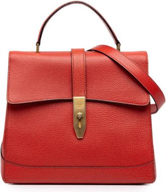 Celine Pre-owned Celine Leather 16 Turn Lock Top Handle Bag Ladies Q9MTA8D9VX62MLDV