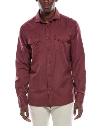 Brunello Cucinelli Easy Fit Western Shirt