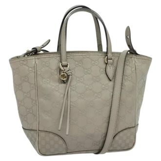 Gucci Pre-owned Cuoio borse-gucci - - Pre-owned - Donna - Grigio - ONE SIZE