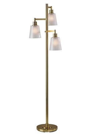 Adesso Gio Tree Lamp in Brass at Nordstrom
