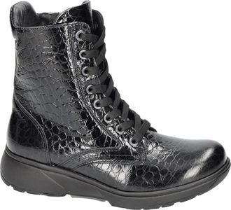 Xsensible Schoenen, Dames, Zwart, 37 EU, Leer, Stretchwalker Albi Boot