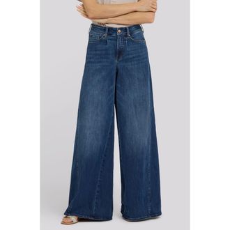 NYDJ Nova Cool Embrace Super Wide Leg Jeans in Blue Mirage at Nordstrom, Size 00
