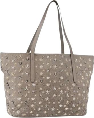 Jimmy Choo London Pre-owned Tote Bags, female, Gray, Size: ONE SIZE Pre-owned Tote Bag