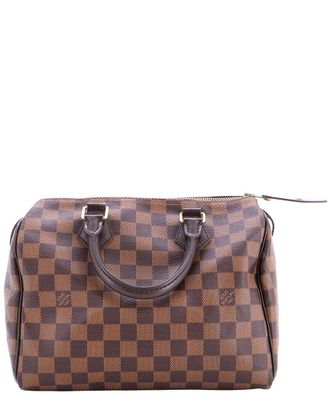 Louis Vuitton Brown Damier Ebene Speedy 25 (Authentic Pre-Loved)