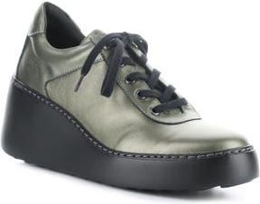 FLY London Dipo Wedge Sneaker in 004 Graphite Dublin at Nordstrom Rack, Size 8-8.5Us / 39Eu
