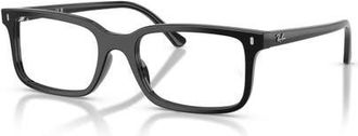 Ray-Ban 52mm Square optical glasses in Black at Nordstrom