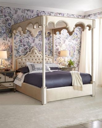 Haute House Home William Queen Canopy Bed