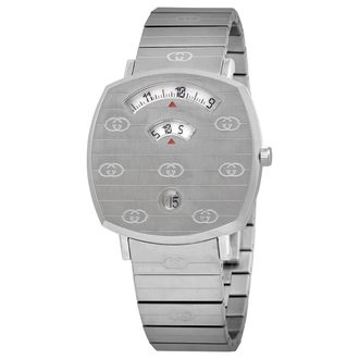 Gucci Grip Quartz White Dial Ladies Watch YA157401