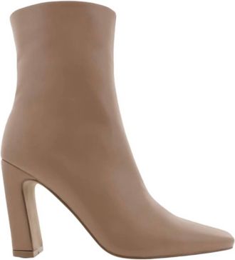 Billini Womens Iva Block Heel Bootie In Almond