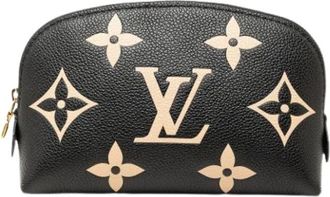 Louis Vuitton Pre-owned Monogram Empreinte Cosmetic Pouch - - Pre-owned - Donna - Nero - ONE SIZE