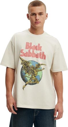 Cotton On Mens Everyday Fit Music T-Shirt in Bone Black Sabbath - Henry at Nordstrom, Size Xx-Large