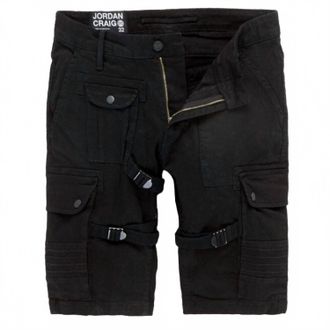 Jordan Craig Mens Cairo Cargo Shorts In Black