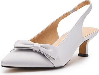 Journee Collection Paloma Womens Shoes Satin/Silver : 9.5 M, Synthetic