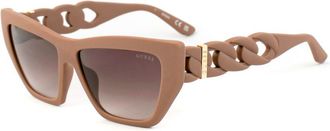 Guess Beige Resin Womens Sunglasses