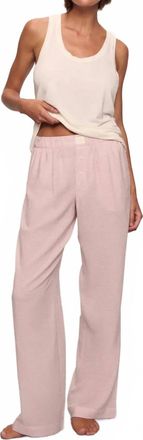 Eberjey Nautico Boxer Pant In Mauve