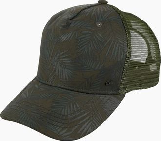 Regatta Mens Regatta Mens Tassian Palm Print Trucker Cap - Green - Size: ONE size