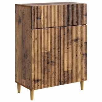 vidaXL Aparador Con Caj&oacute;n Madera Envejecida 66 X 34,5 X 90 Cm Vidaxl