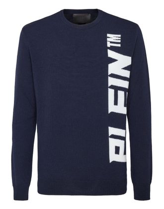 Philipp Plein Wool Pullover Round Neck LS