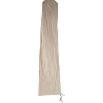 Hhg Non utilizzato] Copriombrellone copertura ombrellone ad arco protettiva HHG poliestere con cerniera 3x3m avorio